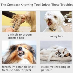 Pet Knotting Trim Comb Painless Shedding Knife Accessories Puppy Cat Fur Remover Pet Knot Cutter Remover