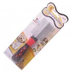 Custom Dog Metal Comb for Grooming Shedding Dematting for Long and Short Hair Deshedding Tools Hair Brush