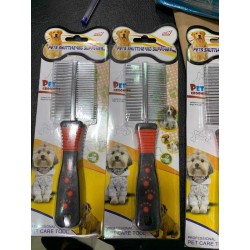 Custom Dog Metal Comb for Grooming Shedding Dematting for Long and Short Hair Deshedding Tools Hair Brush