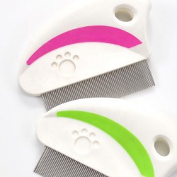 Pet Removing Flea Comb Cleaning Removing Lice Long Needle Tick Flea Durable Stainless Steel Flea Comb