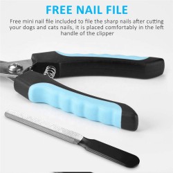 Pet Grooming Nail Clippers Trimmer Set Cat Dog Nail Stainless Steel Clippers Dog Nail Clippers Set