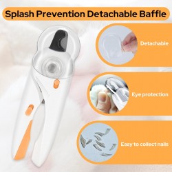 Custom Pet Nail Scissors Pet Dog Cat Nail Toe Claw Scissors Led Light Animal Nail Trimmer