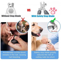 Multi-Function Dog Nail Trimmer Folding Stainless Steel Dog Nail Trimmer Dog Nail Grinder