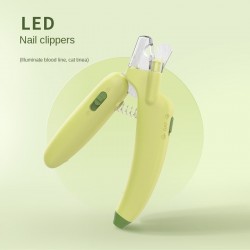 Wholesale Cat Nail Clipper With Led Light Safety Pet Nail Trimmers Cat Claw Clipper Scissors Dog Nail Cutter