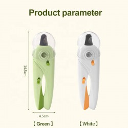 LED Pet Nail Clipper Stainless Steel Grooming Scissors Dogs Trimmer Led Light Dog Nail Clipper With Battery