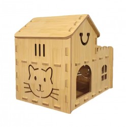 Wooden Cat House