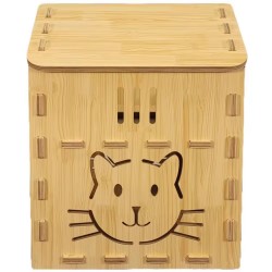 Wooden Pet House Assembled Pet Furniture Indoor Wooden Cat House Cat Scratch Board