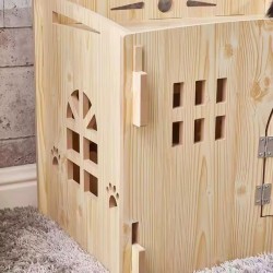 Wooden Kitty House