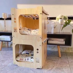 Wholesale Wooden Kitty House - Plywood Shelter for Cats, Rabbits & Small Dogs, Sturdy & Eco-friendly
