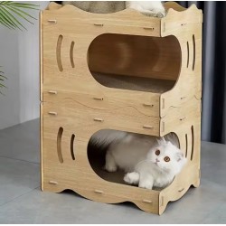 Wholesale Wooden Cat House & Cattery Pet Nest for Indoor/Outdoor Use