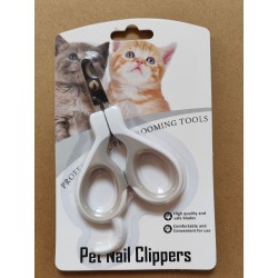 Custom Pet Nail Scissor Small Dog & Cat Nail Clipper Soft Handle Pet Grooming Product