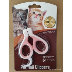 Custom Pet Nail Scissor Small Dog & Cat Nail Clipper Soft Handle Pet Grooming Product