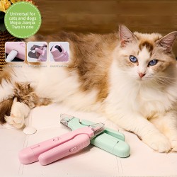 Wholesale Pet Nail Clippers LED Light Cat Nail Toe Claw Scissors Type C Charging Electric Nail Trimmer for Pets