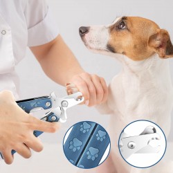 Custom Dog Nail Trimmer for Anxiety Sensitive Dog Quiet Sharpest Smoothest Nail Clippers for X Large Medium Small Size Breed