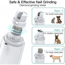 Custom Pet Nail Cutter Cat Nail Toe Claw Scissors Type C Charging Electric Nail Trimmer for Pets