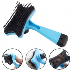 Custom Dog Hair Brush Self Clean Pet Slicker Brush Puppy Shedding Grooming Tool Remover for Dogs Long Hair
