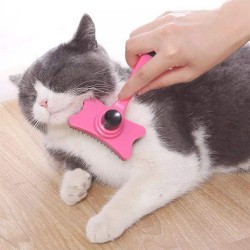 Custom Dog Hair Brush Self Clean Pet Slicker Brush Puppy Shedding Grooming Tool Remover for Dogs Long Hair