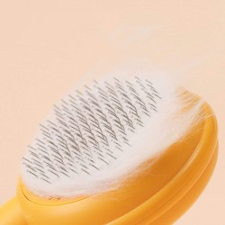 Custom Pet Washable Comb Cats Puppy Rabbits Slicker Shedding Deep Cleaning Self Cleaning Hair Remover Grooming Pet Brush