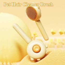 Custom Pet Washable Comb Cats Puppy Rabbits Slicker Shedding Deep Cleaning Self Cleaning Hair Remover Grooming Pet Brush