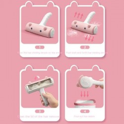Pet Hair Remover Roller Wholesale Removal Tool Portable Plastic Upgrade Button Grooming Brush Products