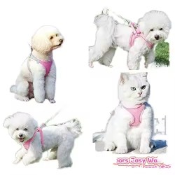 Custom Luxury Pet Harness Adjustable Control Vest,dog Leash and Harness