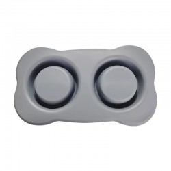 Large Silicone Dog Bowls Wholesale Stainless Steel Double Bowls For Pets