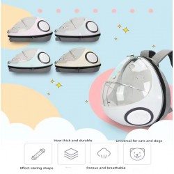New Pet Travel Bag Space Transparent Bubble Capsule Pet Cage Carry Bag for Cat and Dog Outdoor Usage
