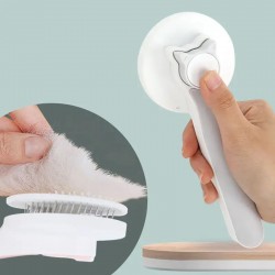 Pet Hair Remover Brush Cat and Dogs Hair Comb Removes Comb Short Massager for Cats Dog Brush Cleaning Dog Brush