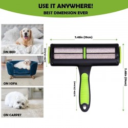 Pet Electrostatic Hair Brush Sheets Sofa Clothes Push-pull Automatic Cleaning Cat and Dog Sticky Brush