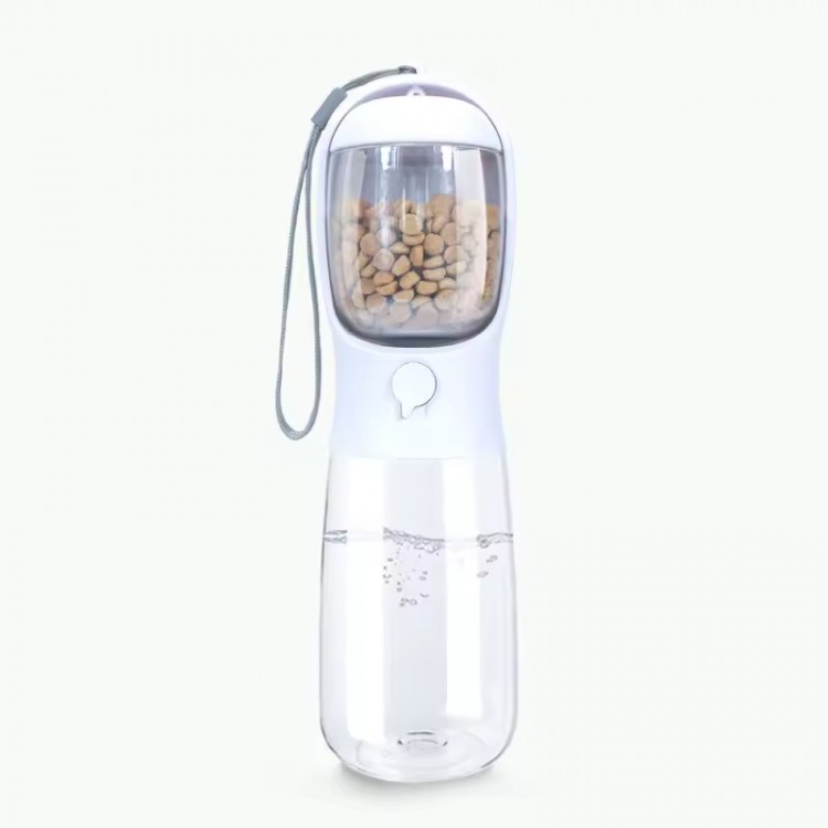 Portable Dog Water Bottle with Food Storage High Quality Silicone Box Travel Feeder Portable Dog Water Bottle with Food Storage High Quality Silicone Box Travel Feeder
