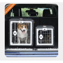 Outdoor Pet Carrier Cage - Foldable Kennel & Air Travel Box for Cats and Dogs Outing