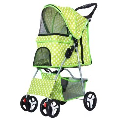 Premium Foldable Pet Stroller - Lightweight and Smooth Riding Pet Trolley for Outing