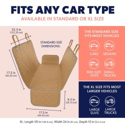 Wholesale Pet Car Hammock – Modern Waterproof Pet Car Seat Cover for Traveling