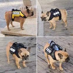 Dog Harness Vest with Self Carry Backpack Dog