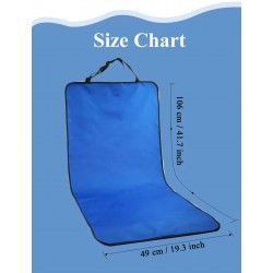 Washable Pet Seat Mat - Roll-Up Dog Car Pad for Travel & Outdoor Adventures