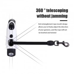 Dog Leash with LED Automatic Towing Rope