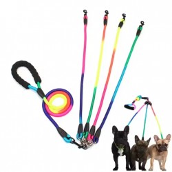 Wholesale Nylon Pet Leash with Anti-slip Hand Grip Rubber