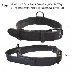 Custom Leather Pet Collar with Grip for Anti-Pulling Control