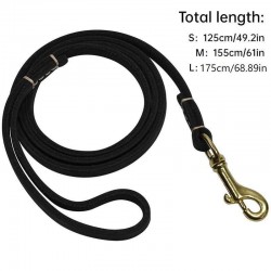 Rope with Brass Hook Slim Hand-Stitched