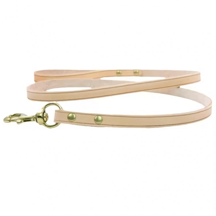 Dog Leash with Copper Hook, Handcrafted