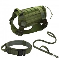 Custom Dog Harness Set With Durable Pouch Training Vest