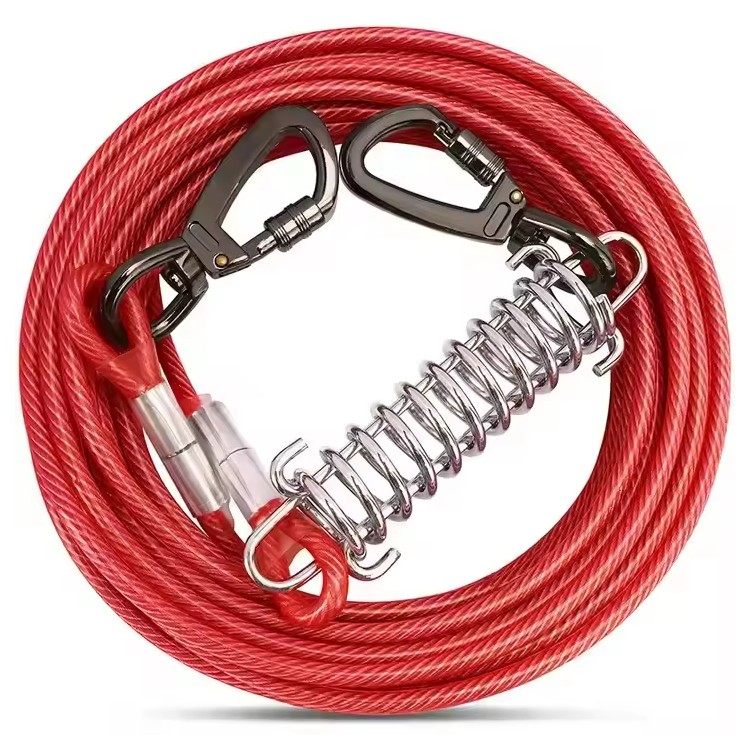 Wholesale Big Dog Rope with Spring Very Strong Metal Rope Wholesale Big Dog Rope with Spring Very Strong Metal Rope