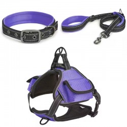 Multifunctional Dog Harness with waterproof treat pack