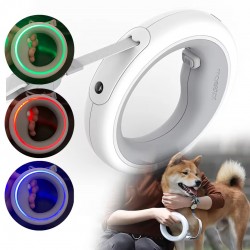 Pet Leash with Light Print Nylon Rope