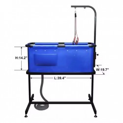 Portable Pet Wash Station – Heavy-Duty Foldable Grooming Tub for Home & Spa Use with Heavy-Duty PVC & Iron