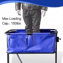 Portable Pet Wash Station – Heavy-Duty Foldable Grooming Tub for Home & Spa Use with Heavy-Duty PVC & Iron