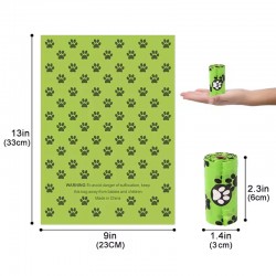 Compostable Pet Waste Papers - 100% Biodegradable Dog Poop Bags for Sustainable Cleanup