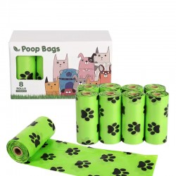 Compostable Pet Waste Papers - 100% Biodegradable Dog Poop Bags for Sustainable Cleanup