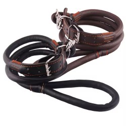 Custom High Quality Pet Collar with Vegan Leather Dog Leash