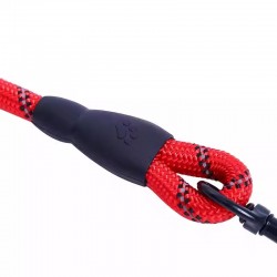 Wholesale Tracking Nylon Rope Reflective Soft Handle Nylon Rope Pet Dog Leash RIBBONS Solid Nylon Custom Logo Pet Harness